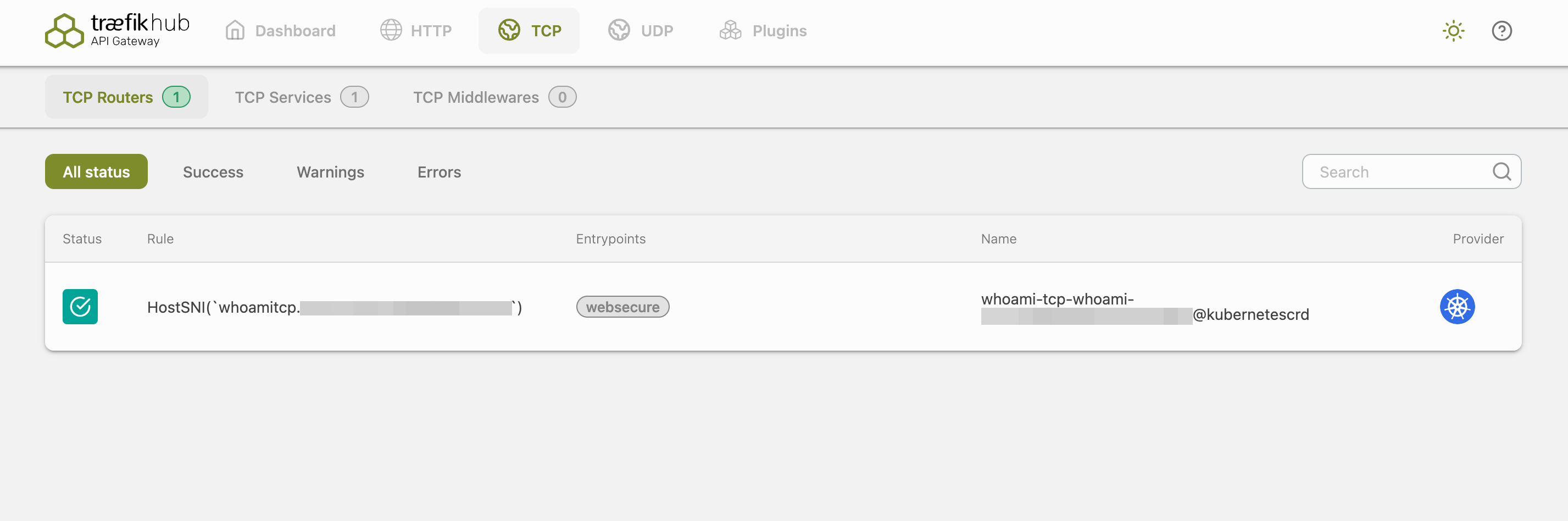 TCP Router Overview.