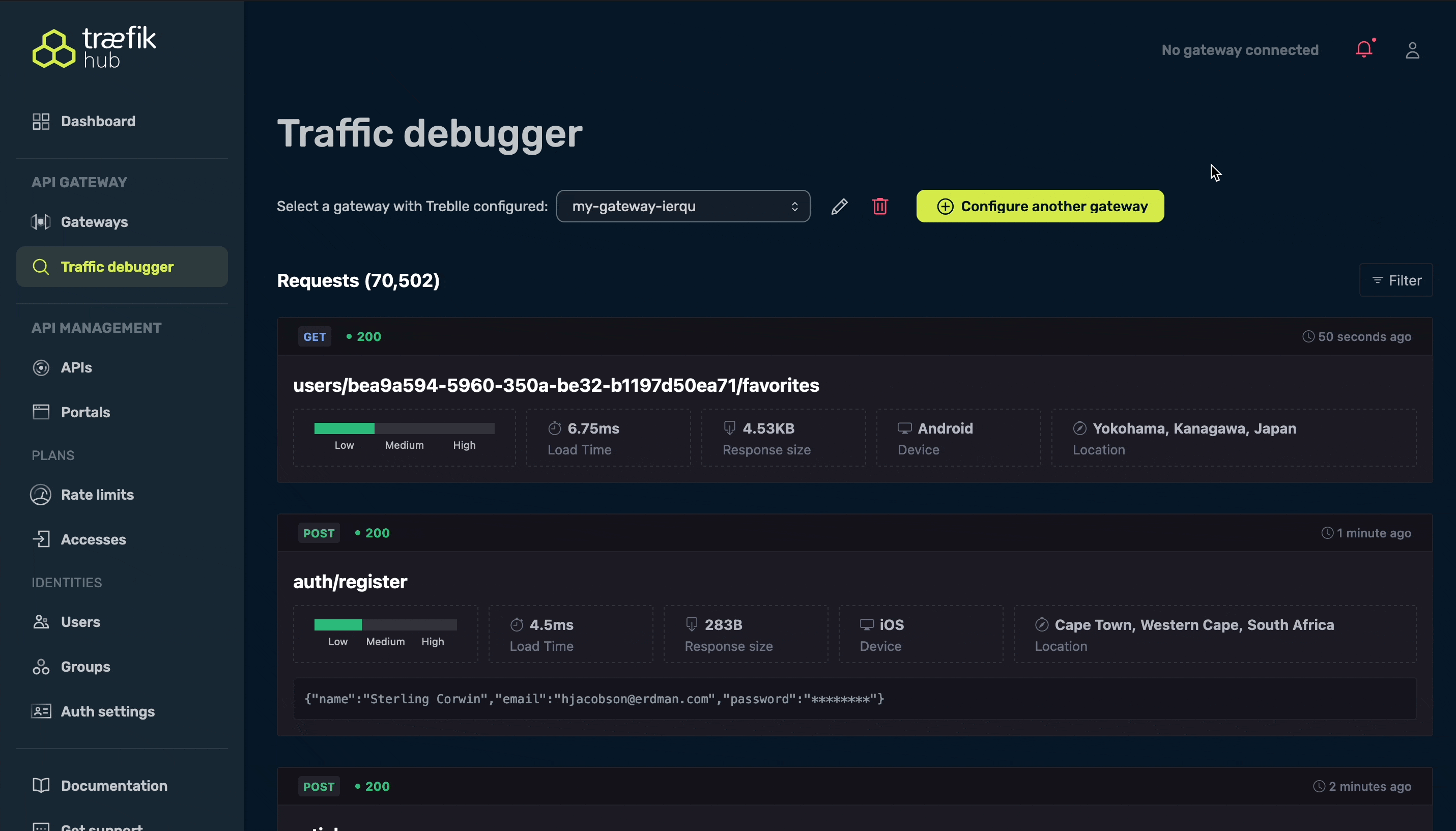 &quot;Traefik Debugger Filter Menu&quot;